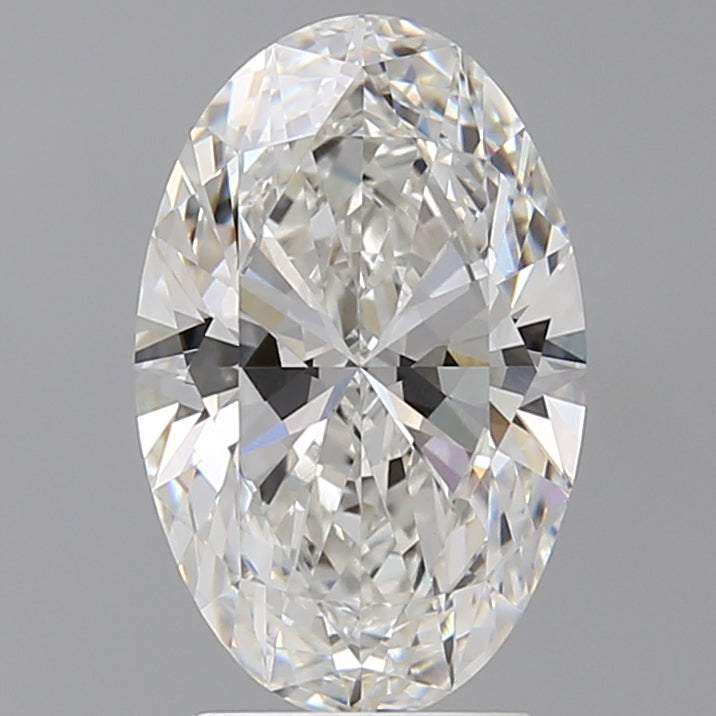 3.09 Carat Oval Shaped, Ideal Cut, F Color, VVS2 Clarity, IGI Certified Lab Grown Diamond