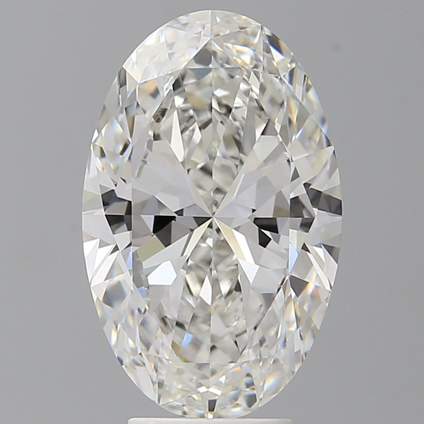 5.04 Carat Oval Shaped, Ideal Cut, F Color, VVS2 Clarity, IGI Certified Lab Grown Diamond