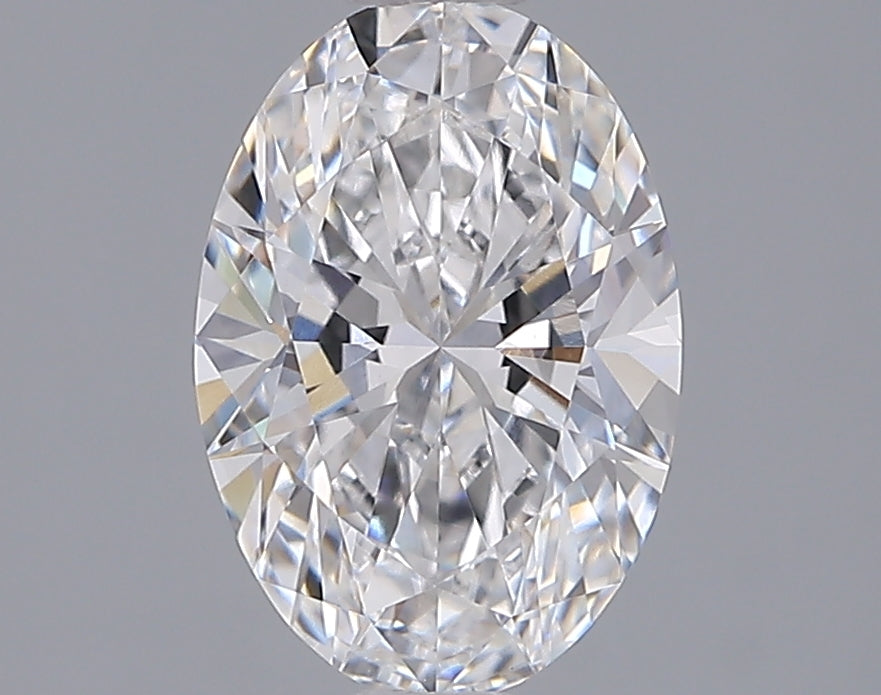 1.57 Carat Oval Shaped, Ideal Cut, D Color, VVS2 Clarity, IGI Certified Lab Grown Diamond