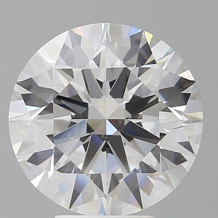 5.53 Carat Round Shaped, Ideal Cut, F Color, VVS2 Clarity, IGI Certified Lab Grown Diamond