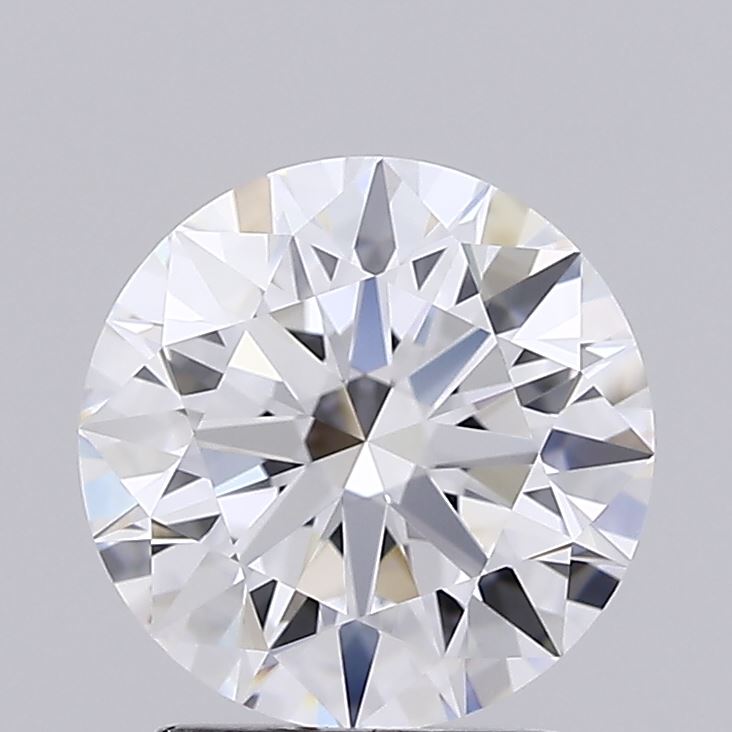 2.35 Carat Round Shaped, Ideal Cut, D Color, IF Clarity, IGI Certified Lab Grown Diamond