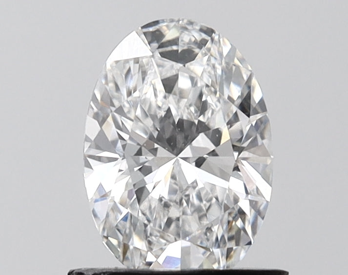 1.07 Carat Oval Shaped, Ideal Cut, D Color, VVS2 Clarity, IGI Certified Lab Grown Diamond
