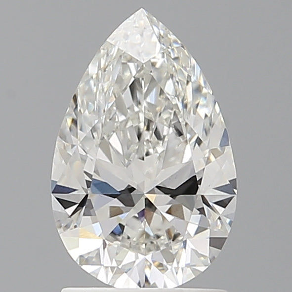 1.60 Carat Pear Shaped, Ideal Cut, F Color, VS1 Clarity, IGI Certified Lab Grown Diamond