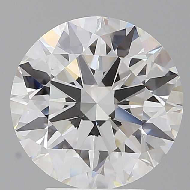 4.02 Carat Round Shaped, Ideal Cut, E Color, VVS2 Clarity, IGI Certified Lab Grown Diamond