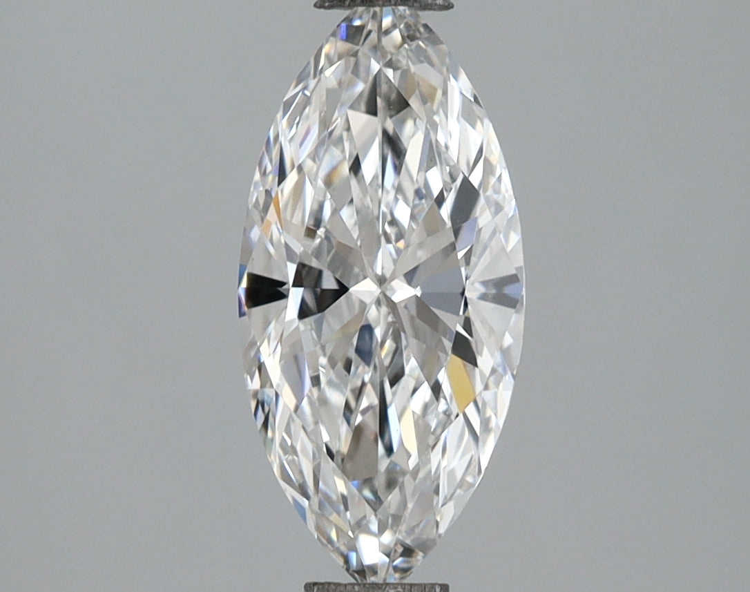 1.07 Carat Marquise Shaped, Ideal Cut, D Color, VS1 Clarity, IGI Certified Lab Grown Diamond