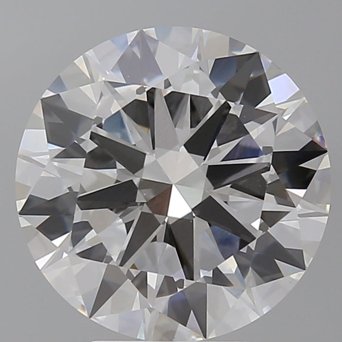 5.50 Carat Round Shaped, Excellent Cut, E Color, VVS2 Clarity, IGI Certified Lab Grown Diamond