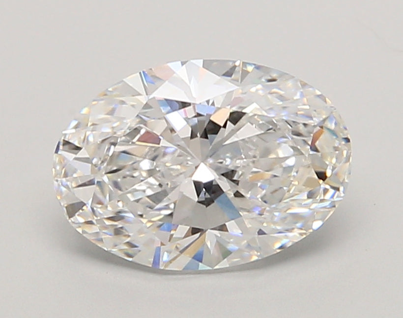 2.06 Carat Oval Shaped, Ideal Cut, D Color, VVS1 Clarity, IGI Certified Lab Grown Diamond