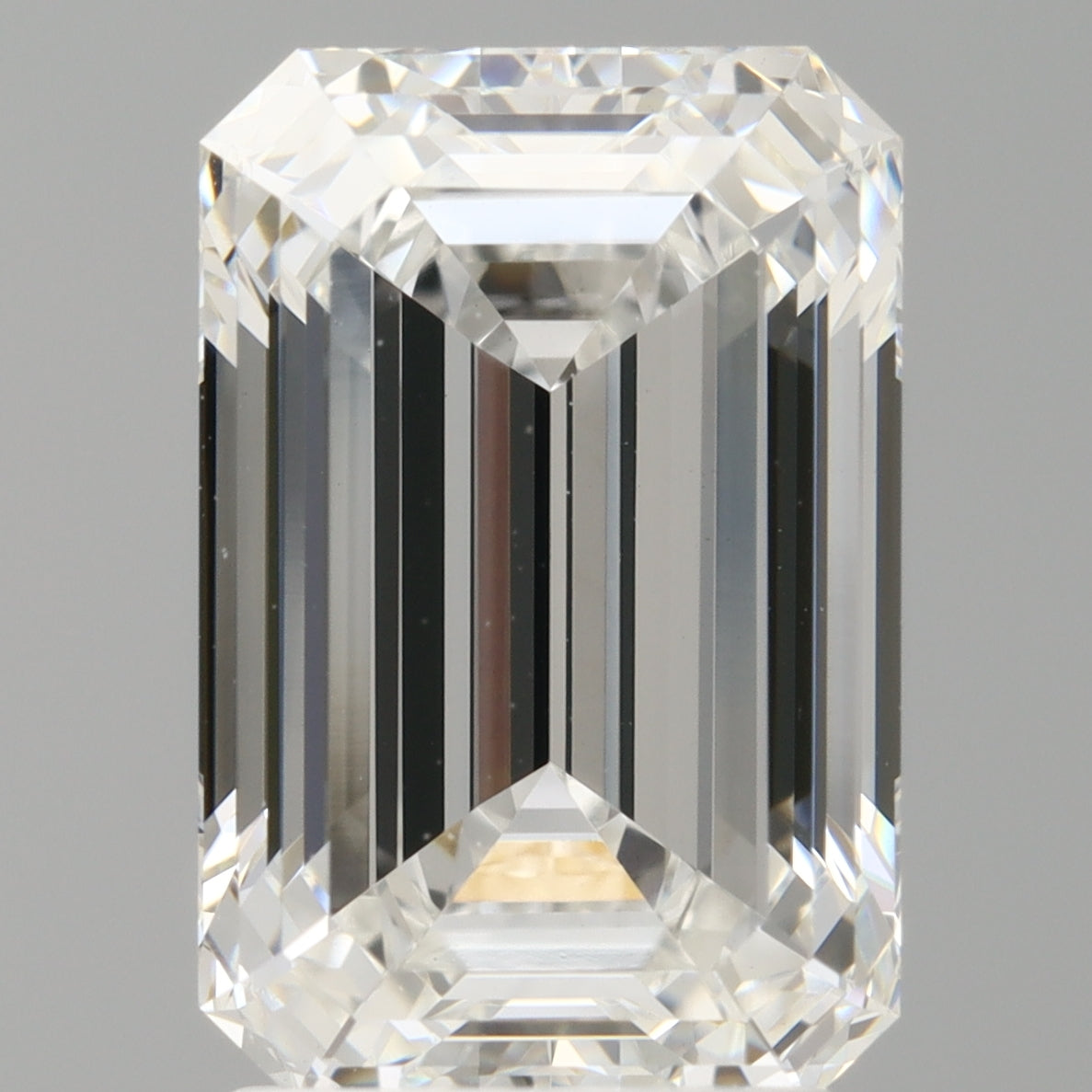 3.06 Carat Emerald Shaped, Ideal Cut, E Color, VVS2 Clarity, IGI Certified Lab Grown Diamond
