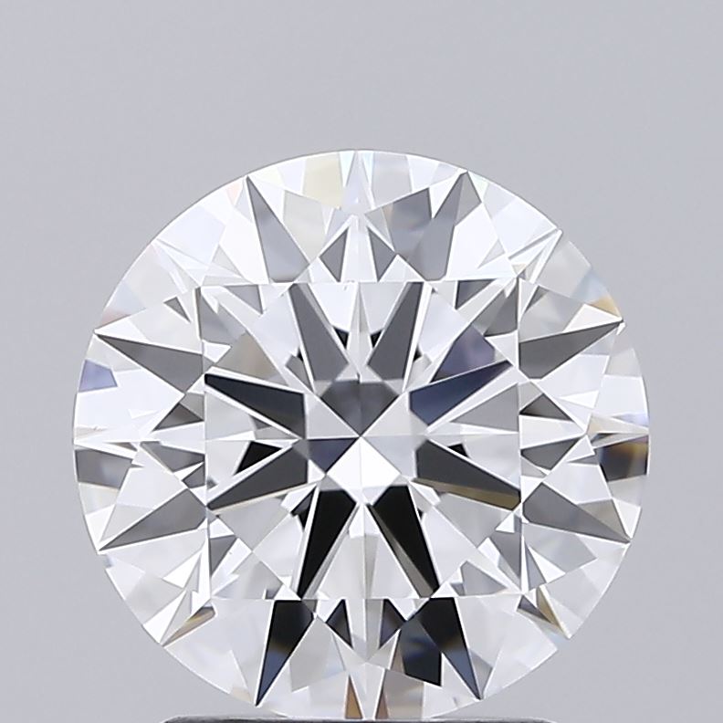 2.10 Carat Round Shaped, Ideal Cut, E Color, FL Clarity, IGI Certified Lab Grown Diamond