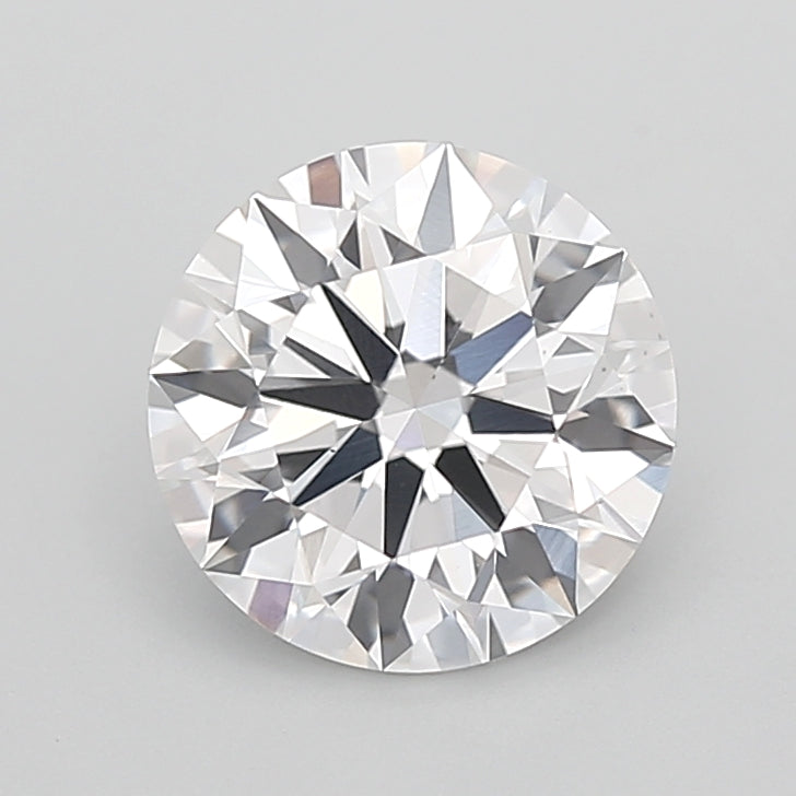 2.50 Carat Round Shaped, Ideal Cut, D Color, VS1 Clarity, IGI Certified Lab Grown Diamond