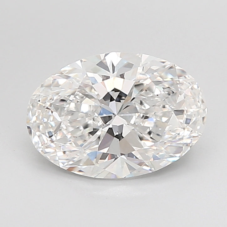3.05 Carat Oval Shaped, Ideal Cut, D Color, VS1 Clarity, IGI Certified Lab Grown Diamond