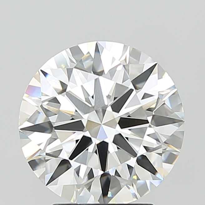 3.10 Carat Round Shaped, Ideal Cut, F Color, VVS2 Clarity, IGI Certified Lab Grown Diamond