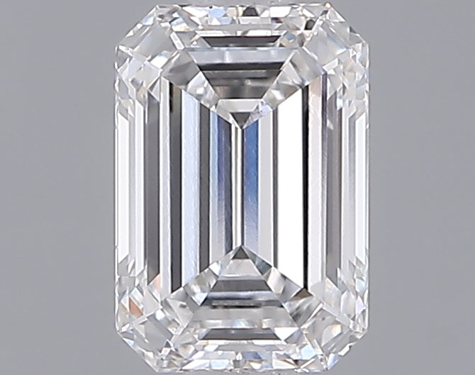 1.30 Carat Emerald Shaped, Ideal Cut, D Color, VS1 Clarity, IGI Certified Lab Grown Diamond