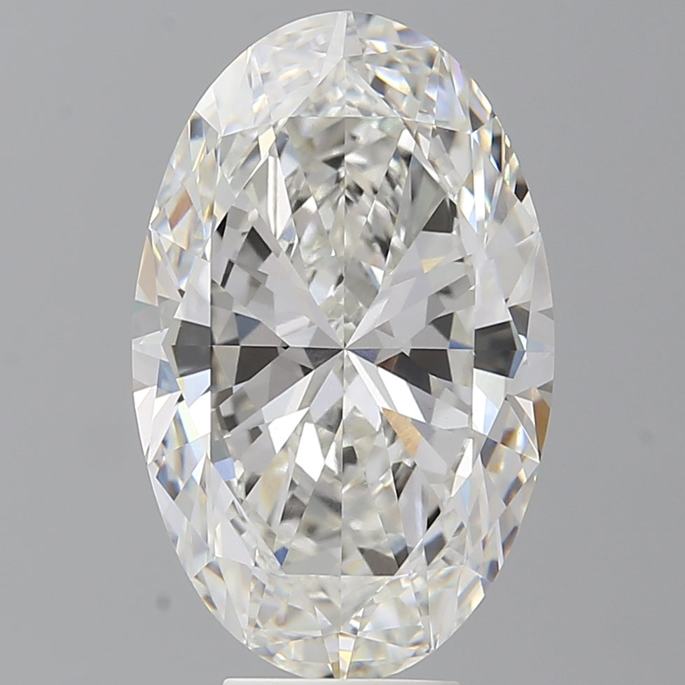 7.41 Carat Oval Shaped, Ideal Cut, F Color, VVS2 Clarity, IGI Certified Lab Grown Diamond