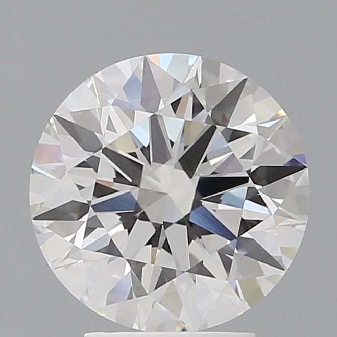 3.57 Carat Round Shaped, Ideal Cut, F Color, VVS2 Clarity, IGI Certified Lab Grown Diamond