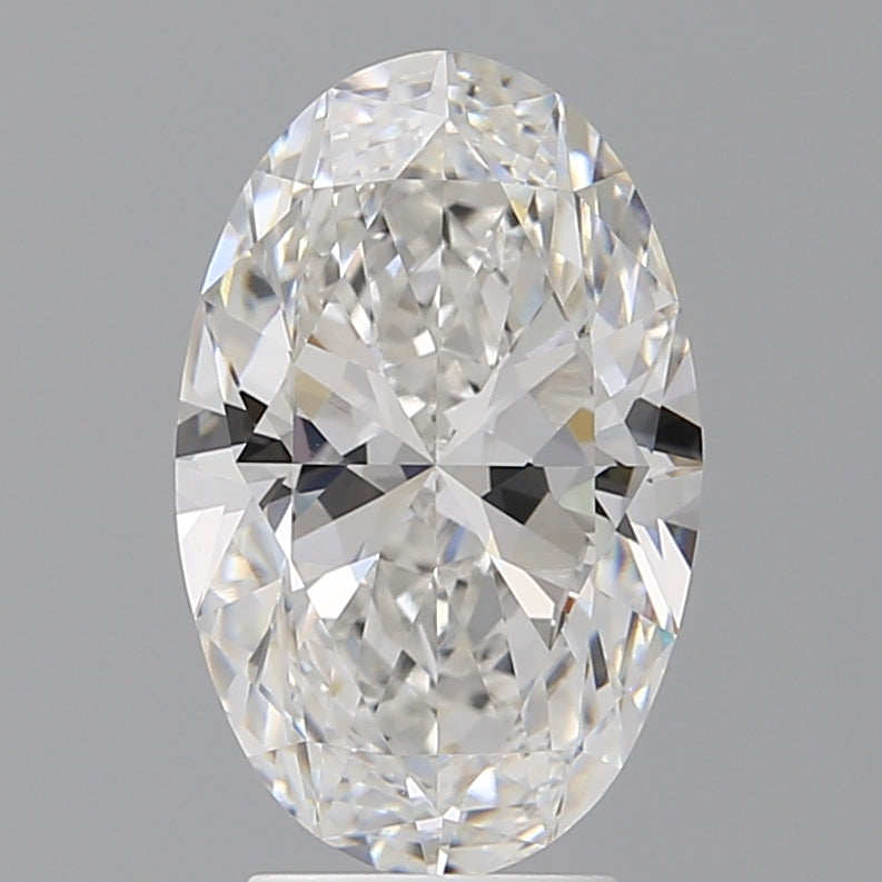 3.60 Carat Oval Shaped, Ideal Cut, E Color, VVS2 Clarity, IGI Certified Lab Grown Diamond