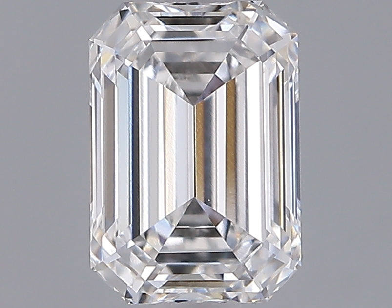 1.56 Carat Emerald Shaped, Ideal Cut, E Color, VVS1 Clarity, IGI Certified Lab Grown Diamond