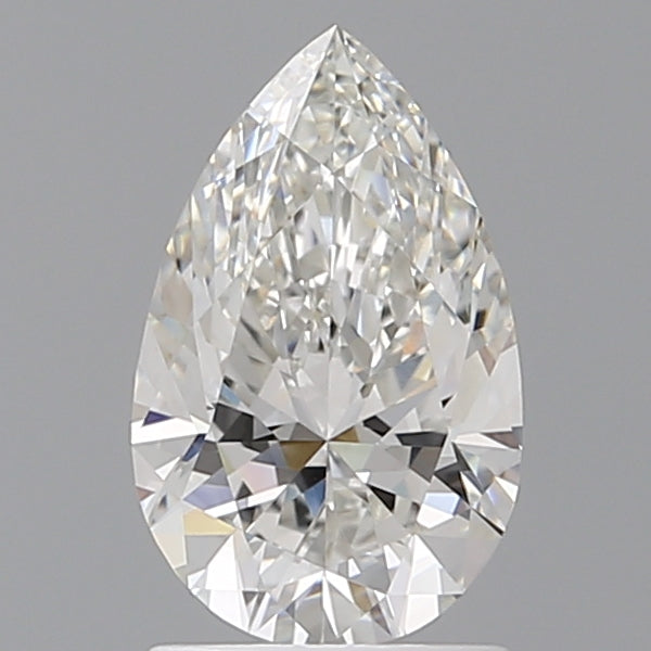 1.59 Carat Pear Shaped, Ideal Cut, F Color, VVS2 Clarity, IGI Certified Lab Grown Diamond