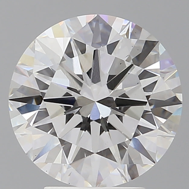 4.03 Carat Round Shaped, Excellent Cut, E Color, VS1 Clarity, IGI Certified Lab Grown Diamond