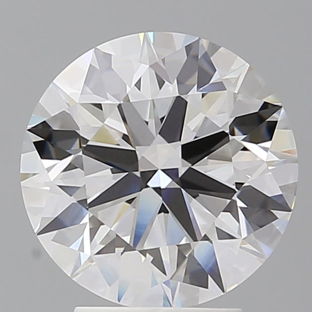 3.58 Carat Round Shaped, Ideal Cut, F Color, VVS2 Clarity, IGI Certified Lab Grown Diamond