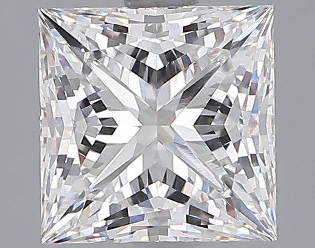 2.04 Carat Princess Shaped, Ideal Cut, E Color, VVS2 Clarity, IGI Certified Lab Grown Diamond