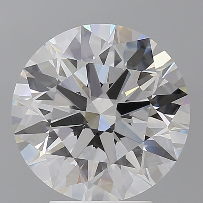 4.10 Carat Round Shaped, Ideal Cut, E Color, VVS2 Clarity, IGI Certified Lab Grown Diamond