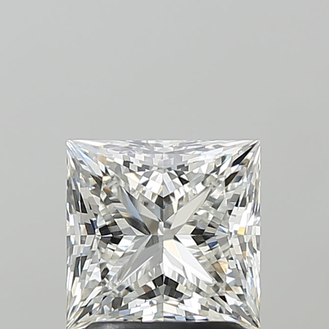 2.10 Carat Princess Shaped, Ideal Cut, F Color, VVS2 Clarity, IGI Certified Lab Grown Diamond