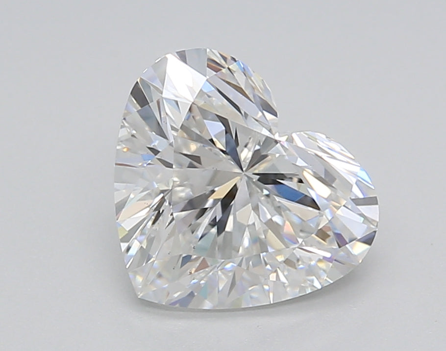 2.02 Carat Heart Shaped, Ideal Cut, F Color, VS2 Clarity, GIA Certified Lab Grown Diamond