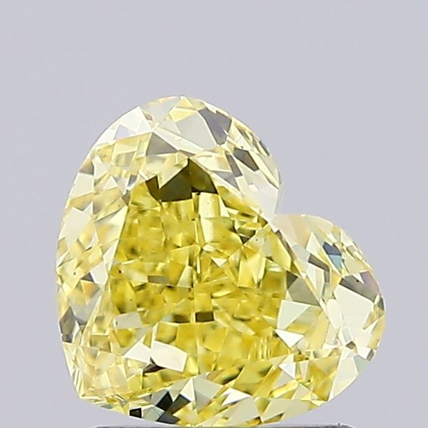 1.50 Carat Heart Shaped, Excellent Cut, VVS2 Clarity, IGI Certified Lab Grown Diamond