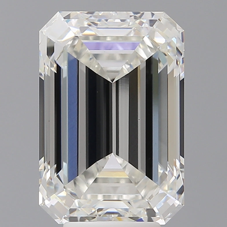 7.07 Carat Emerald Shaped, Ideal Cut, G Color, VS1 Clarity, IGI Certified Lab Grown Diamond