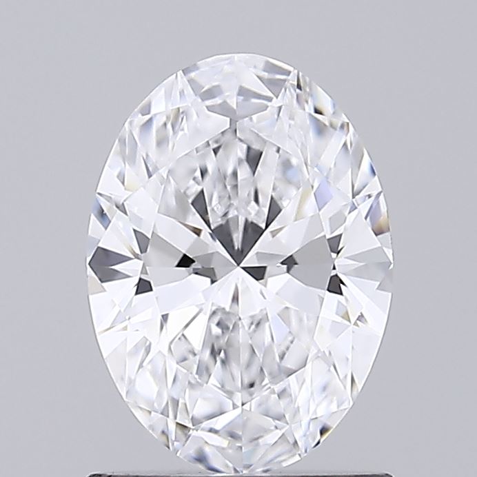 0.97 Carat Oval Shaped, Ideal Cut, D Color, IF Clarity, IGI Certified Lab Grown Diamond