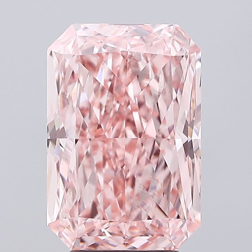 4.16 Carat Radiant Shaped, Ideal Cut, VS1 Clarity, IGI Certified Lab Grown Diamond