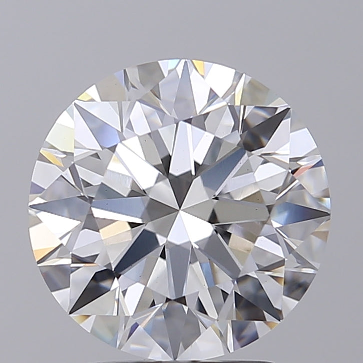 3.21 Carat Round Shaped, Excellent Cut, G Color, VS1 Clarity, GIA Certified Lab Grown Diamond