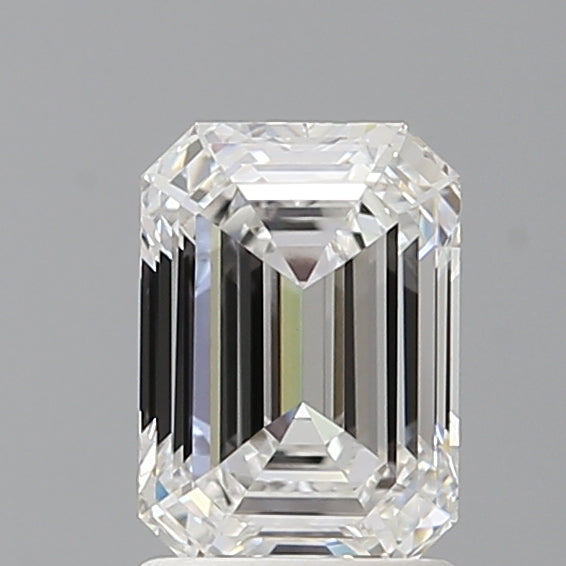 1.56 Carat Emerald Shaped, Ideal Cut, E Color, VVS2 Clarity, IGI Certified Lab Grown Diamond