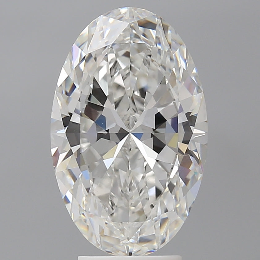 4.53 Carat Oval Shaped, Ideal Cut, F Color, VS1 Clarity, IGI Certified Lab Grown Diamond