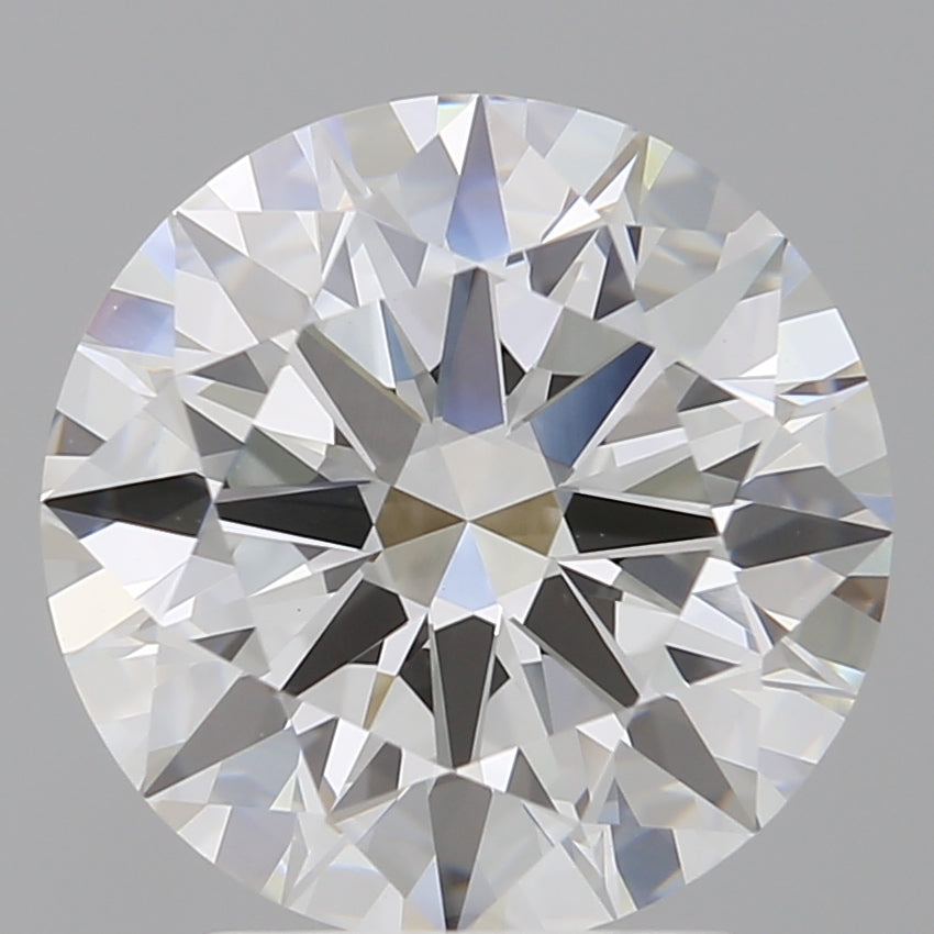 3.01 Carat Round Shaped, Ideal Cut, F Color, VVS2 Clarity, IGI Certified Lab Grown Diamond