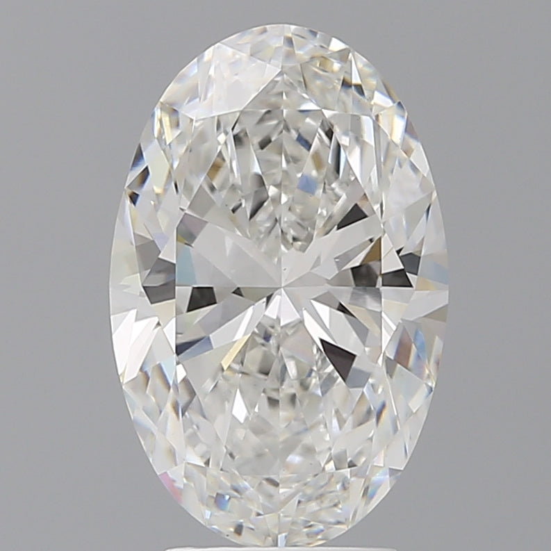4.02 Carat Oval Shaped, Ideal Cut, F Color, VS1 Clarity, IGI Certified Lab Grown Diamond