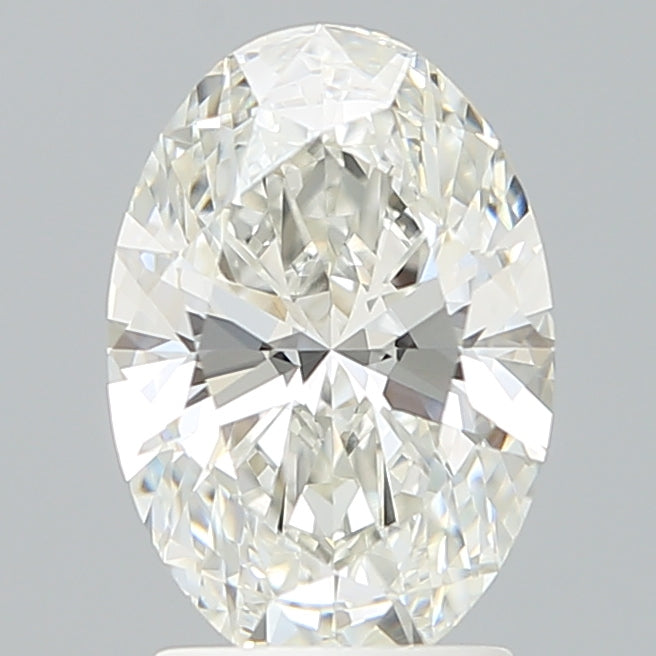 2.25 Carat Oval Shaped, Ideal Cut, G Color, VVS2 Clarity, IGI Certified Lab Grown Diamond