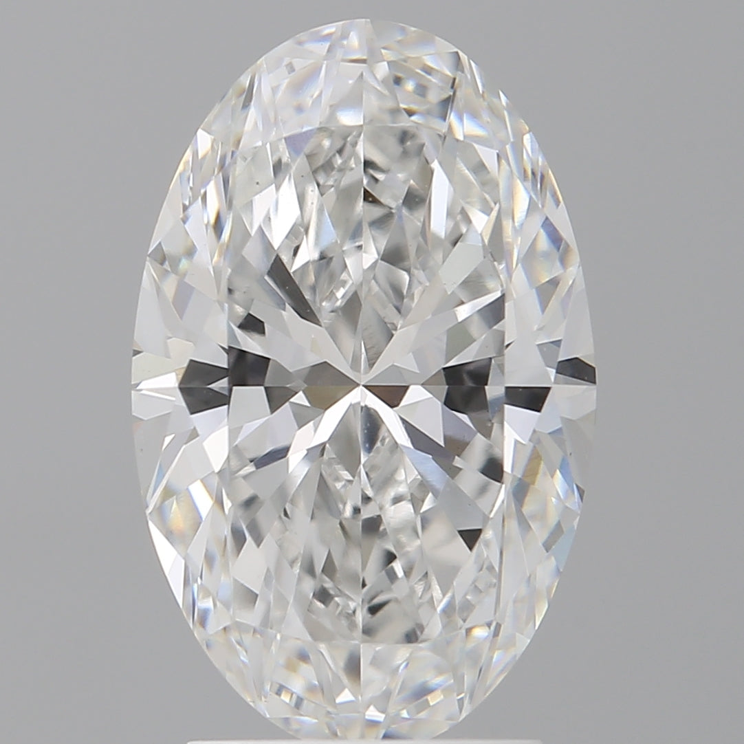 3.02 Carat Oval Shaped, Ideal Cut, E Color, VS1 Clarity, IGI Certified Lab Grown Diamond
