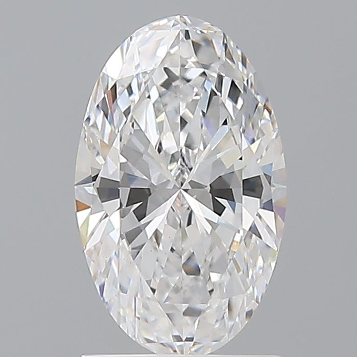 1.51 Carat Oval Shaped, Ideal Cut, D Color, VS1 Clarity, IGI Certified Lab Grown Diamond