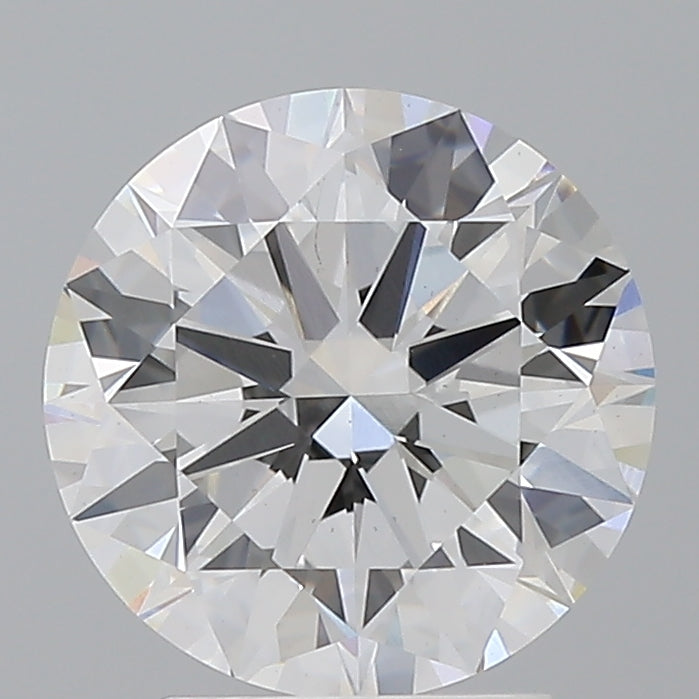 3.03 Carat Round Shaped, Excellent Cut, E Color, VS1 Clarity, IGI Certified Lab Grown Diamond