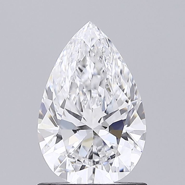 1.04 Carat Pear Shaped, Ideal Cut, D Color, VVS1 Clarity, IGI Certified Lab Grown Diamond