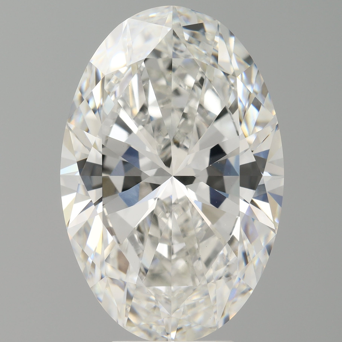 7.07 Carat Oval Shaped, Ideal Cut, F Color, VVS2 Clarity, IGI Certified Lab Grown Diamond
