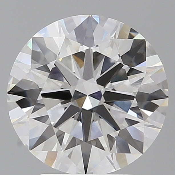 3.60 Carat Round Shaped, Ideal Cut, F Color, VVS2 Clarity, IGI Certified Lab Grown Diamond