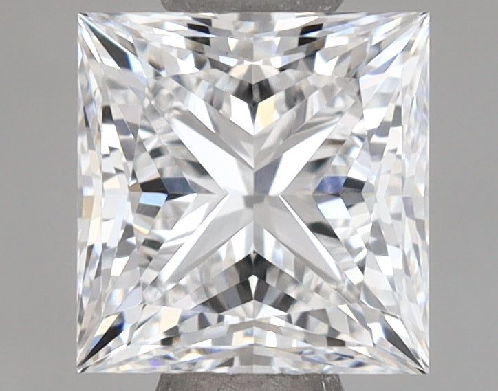 1.08 Carat Princess Shaped, Excellent Cut, E Color, VVS1 Clarity, IGI Certified Lab Grown Diamond