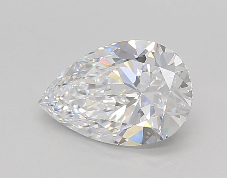 1.01 Carat Pear Shaped, Excellent Cut, D Color, VVS2 Clarity, IGI Certified Lab Grown Diamond
