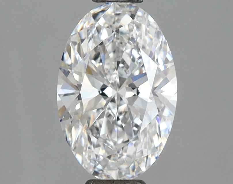 1.13 Carat Oval Shaped, Ideal Cut, D Color, VVS2 Clarity, IGI Certified Lab Grown Diamond