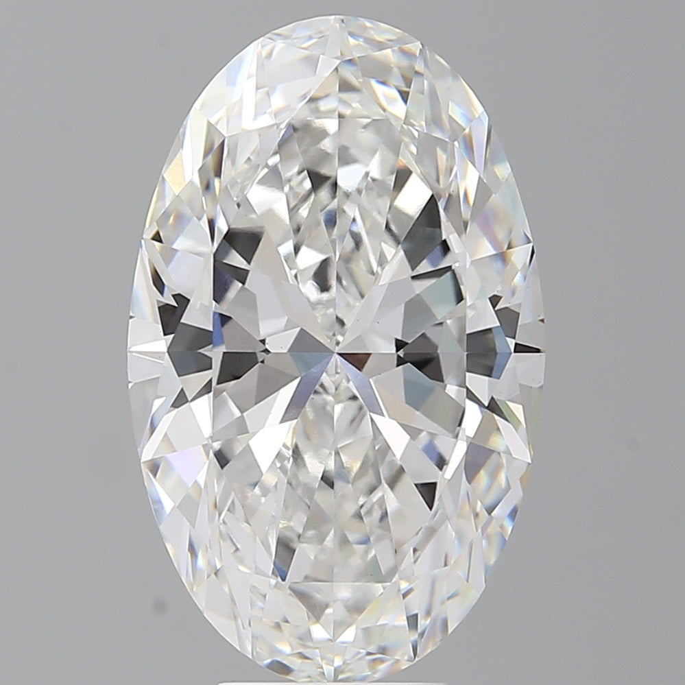 7.59 Carat Oval Shaped, Ideal Cut, E Color, VVS2 Clarity, IGI Certified Lab Grown Diamond