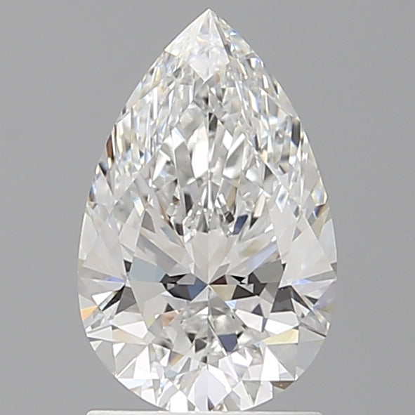 1.59 Carat Pear Shaped, Ideal Cut, E Color, VVS2 Clarity, IGI Certified Lab Grown Diamond