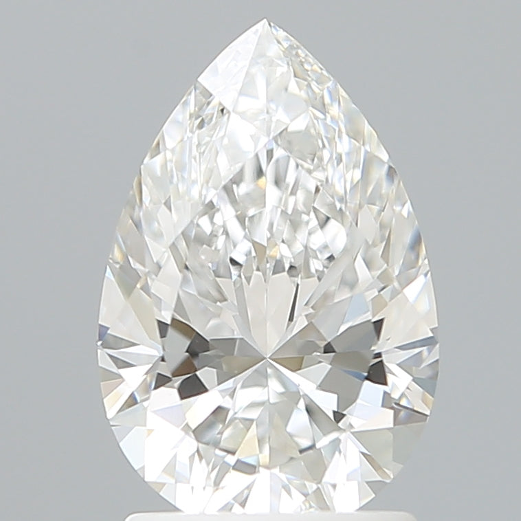 1.82 Carat Pear Shaped, Ideal Cut, E Color, VVS2 Clarity, IGI Certified Lab Grown Diamond